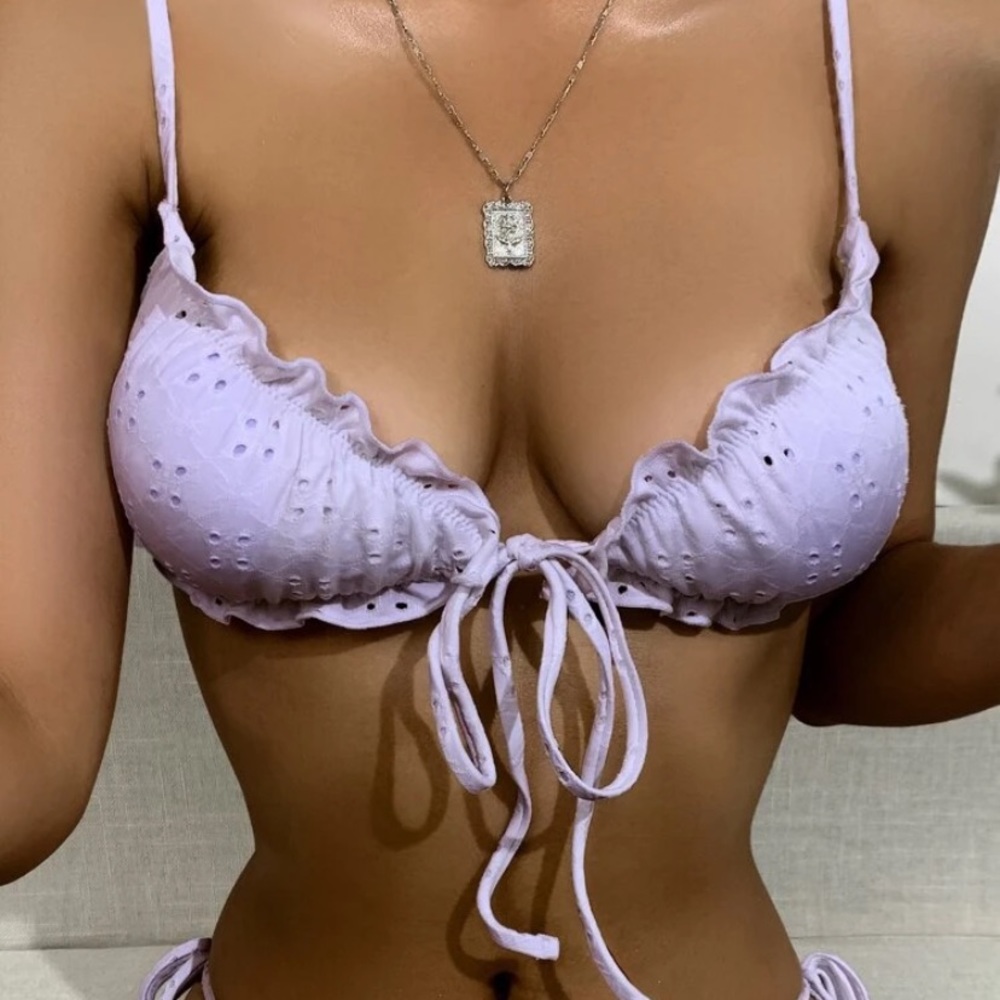 Tie Front Bikini Top